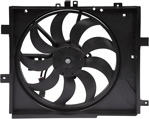 SCITOO 620-467 Radiator Fan Compatible for 2013-2018 for Nissan for Versa 2014-2017 for Nissan for Versa Note
