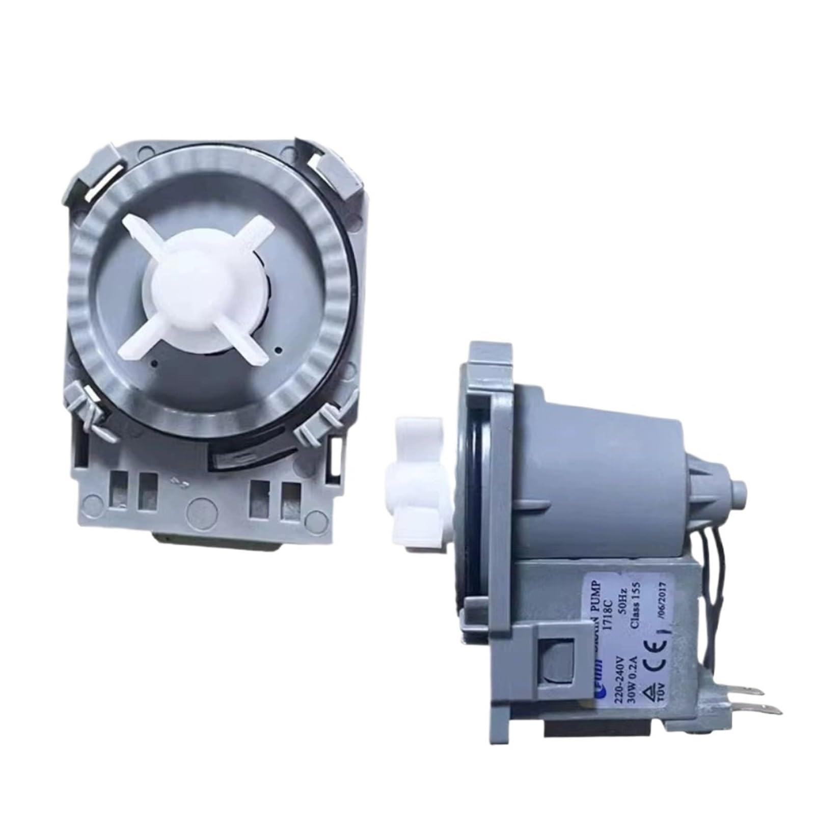 YTGWLKCO Dishwasher Drain Pump Motor, Compatible for Midea, 1718C 30W 220-240V 50Hz 17476000007443 Dishwasher Motor Parts Replaced