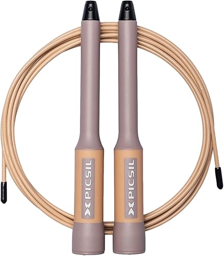 PICSIL - Cuerda de esfinge Cuerda de salto giratoria de 360 Sistema de rodamiento dual Rápido y ligero para fitness, boxeo de entrenamiento