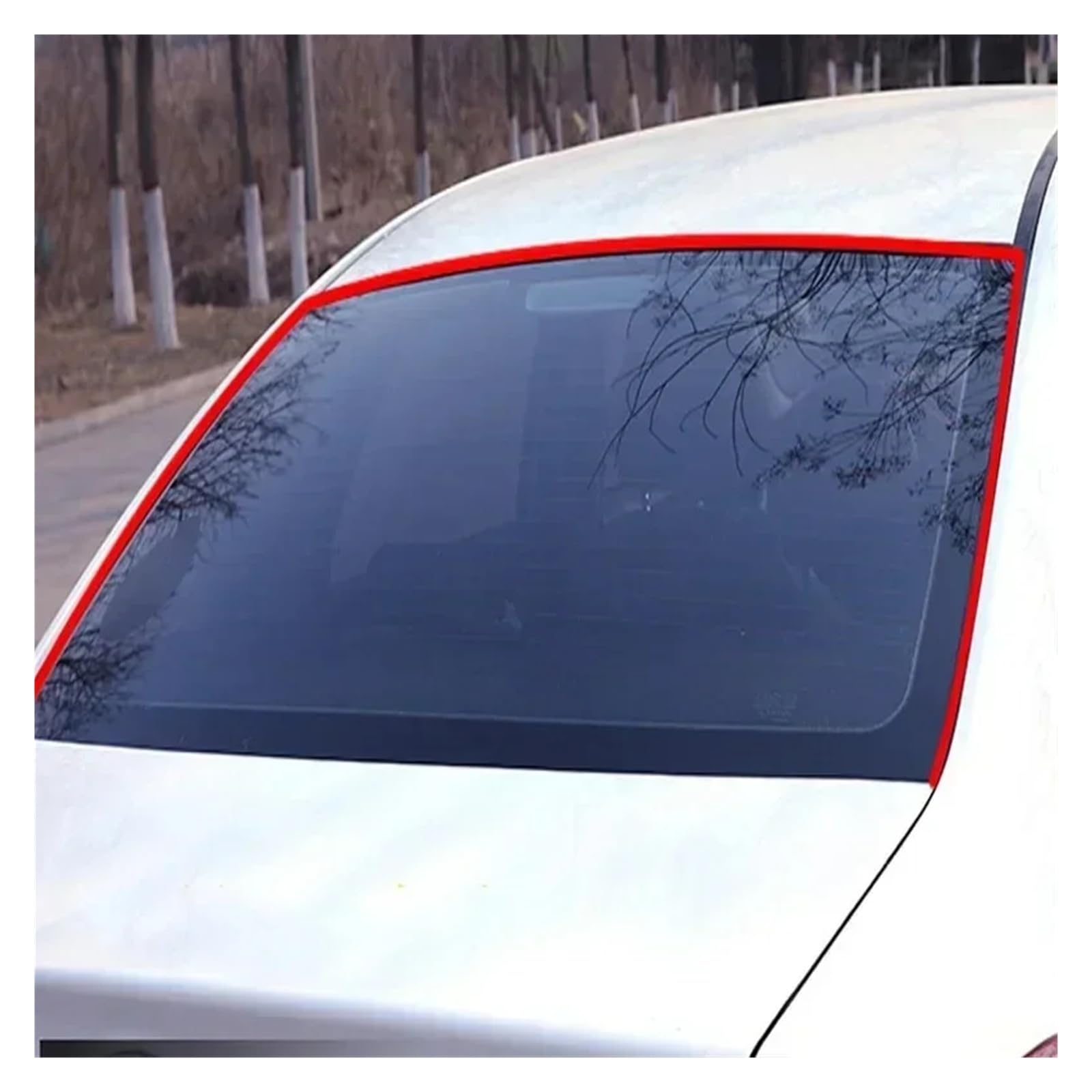 Joints d'étanchéité en caoutchouc for voiture, bandes d'étanchéité for bord de toit et pare-brise, mastic protecteur en caoutchouc for vitres de voiture(19mm x 2m)