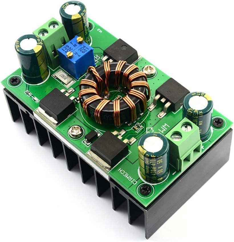 Auto Boost Buck Converter, 5A(Max 10A) DC 5V-30V to 1.25-30V 150W Voltage Regulator Constant Voltage Constant Current CV CC Auto Step-Up/Down Boost Converter Solar Charging Power Supply Module