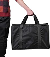 Vista 4 de cherrboll Bolsa de entrega de pizza aislada, 20 x 20 x 14 pulgadas, bolsa de entrega de alimentos de grado comercial, sin humedad