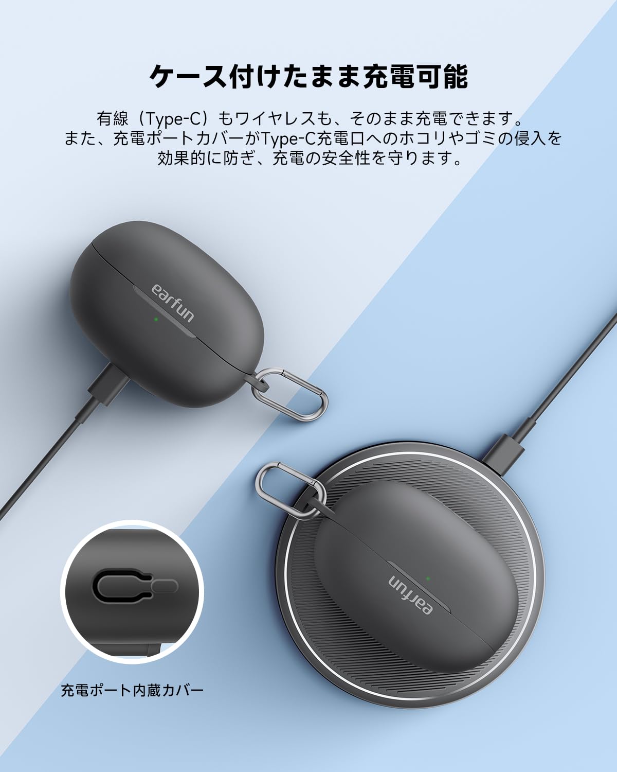 earfun clip2 シリコンケース付き 6/29購入 Amazon | 【EarFun正規品】For EarFun Clip 2 ケース保護カバー 保護