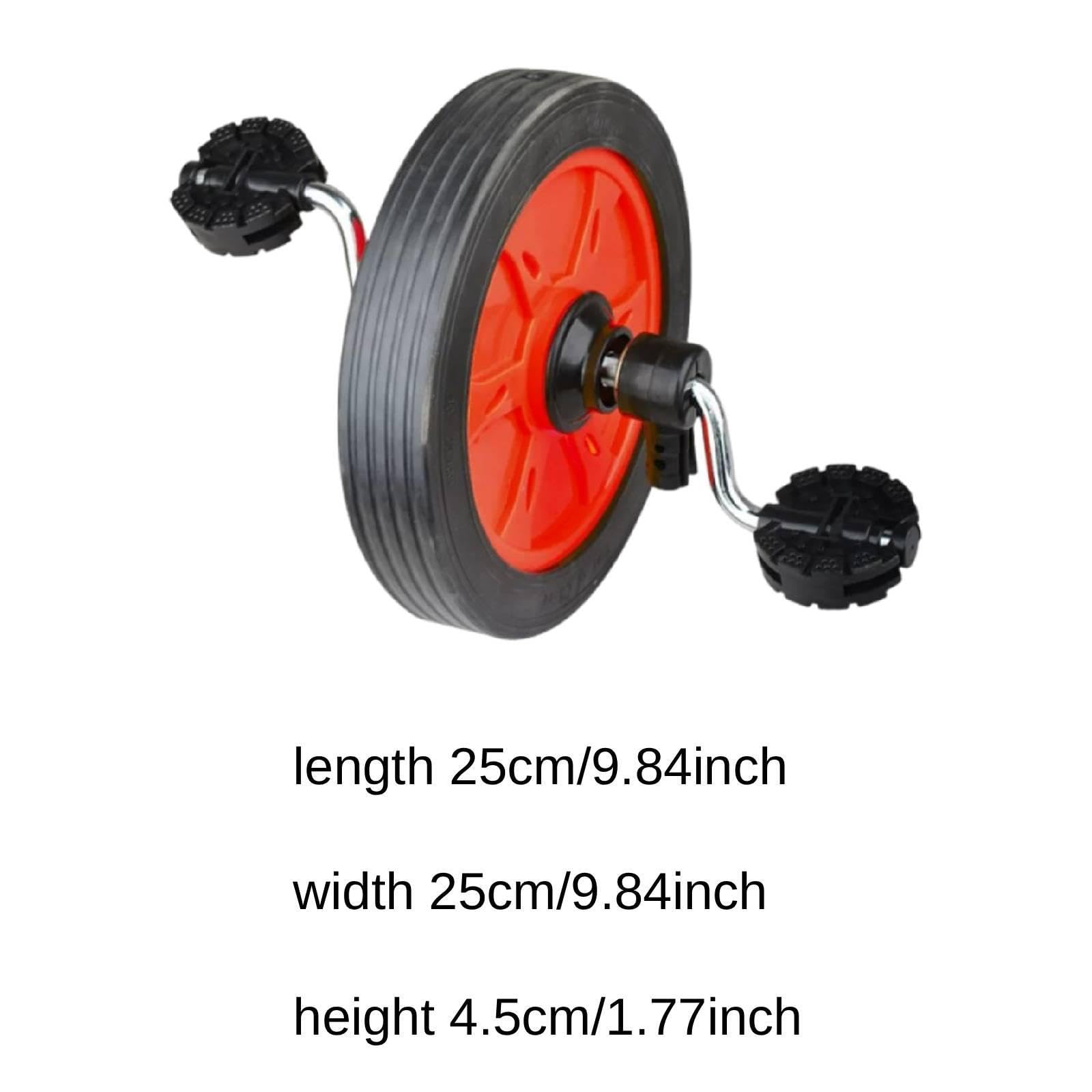 Roues de Rechange pour Enfants, Montage Facile, Compatibles avec Tous Les Modèles, Pneus en Mousse, Roulements, Roues de 1 Pouce, Rouge