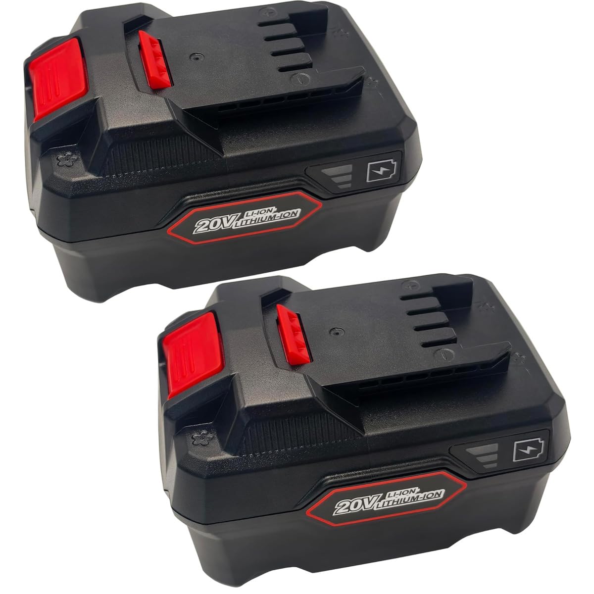 2 baterías de 5,0 Ah 5000 mAh compatibles con Parkside PSTA 20-Li A1, PSSPA 20Li F4, PSTA 20-Li A1, PPSTDA 20Li, para Park-Side XTEAM Serie, X 20 V Team Serie, Parkside 20 V, batería Pap 20 A1, B1, A3