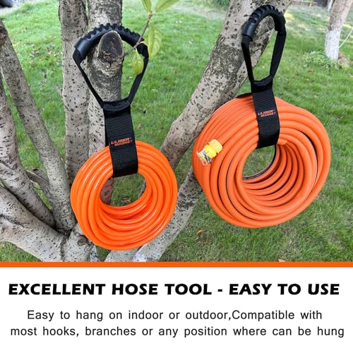 Ulibermagnet Extension Cord Storage Straps,Heavy Duty Hose Holder Carrying Strap Organizer,2 Pack Hose Reel Holder For Garage,Indoor Outside Yard,Water Hose,Flexable Hose,Extension Cords thumb #4