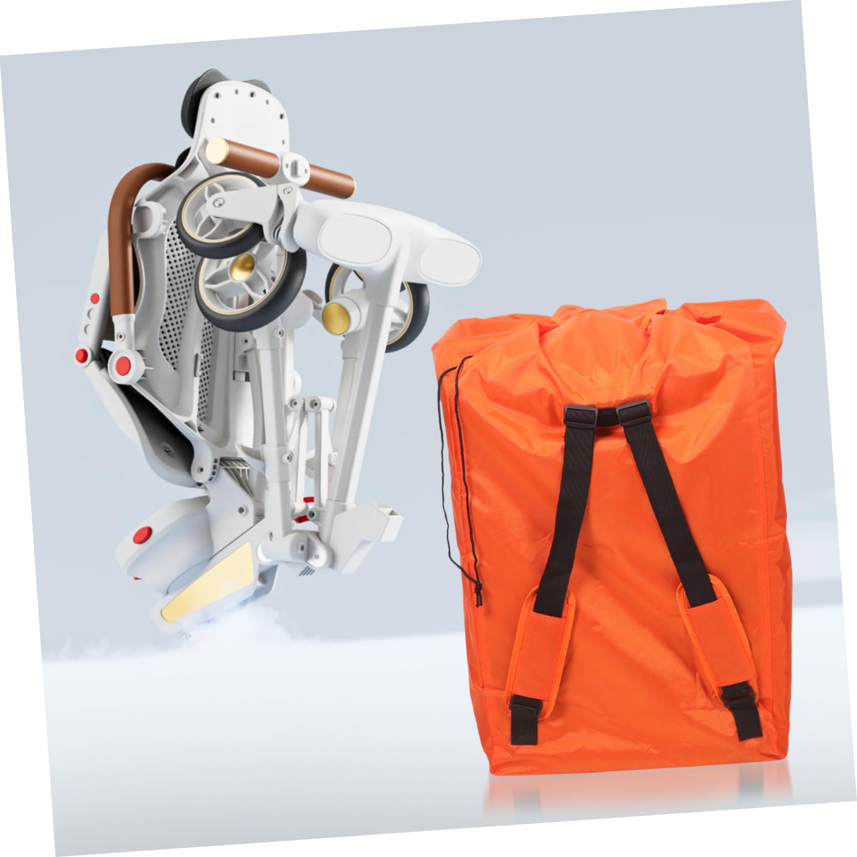 GARVALON Bolsa De para Cochecito y Asiento De Auto Ligera y Funda De Transporte para Gran Capacidad para Guardar Ropa y Juguetes