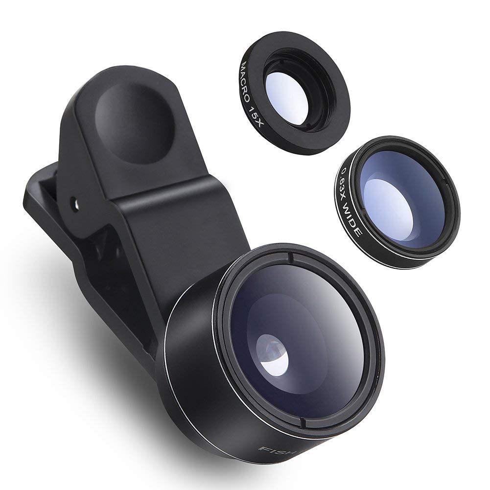 Expresstech Smartphone Camera Lens Kit 3 in 1 Detachable