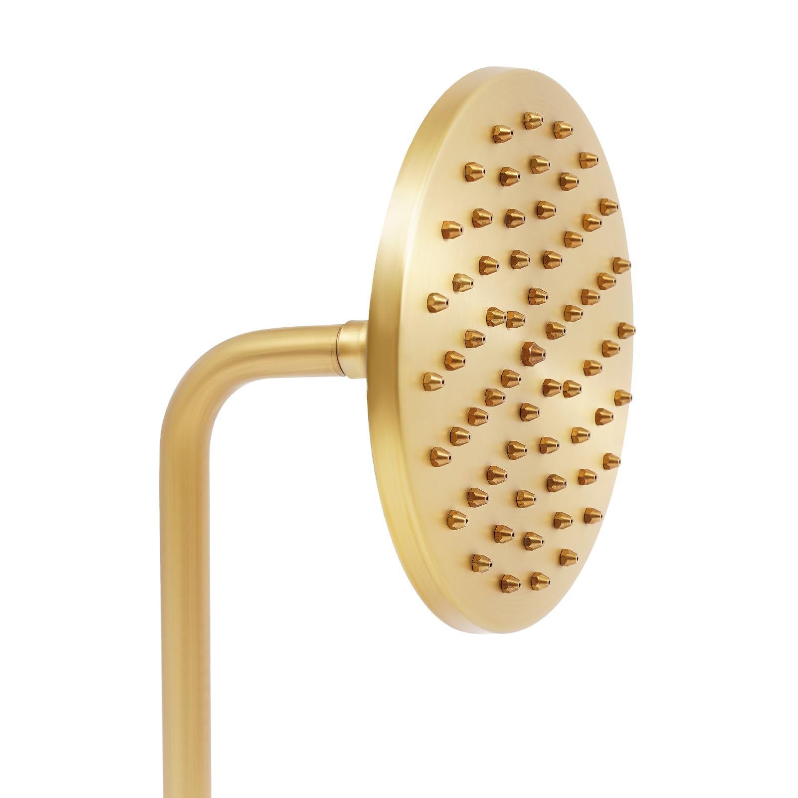 Sistema de ducha con grifo, latón antiguo, juego completo, dorado, retro, vintage, juego de ducha de lluvia, alcachofa de mano, altura regulable, columna de ducha para baño