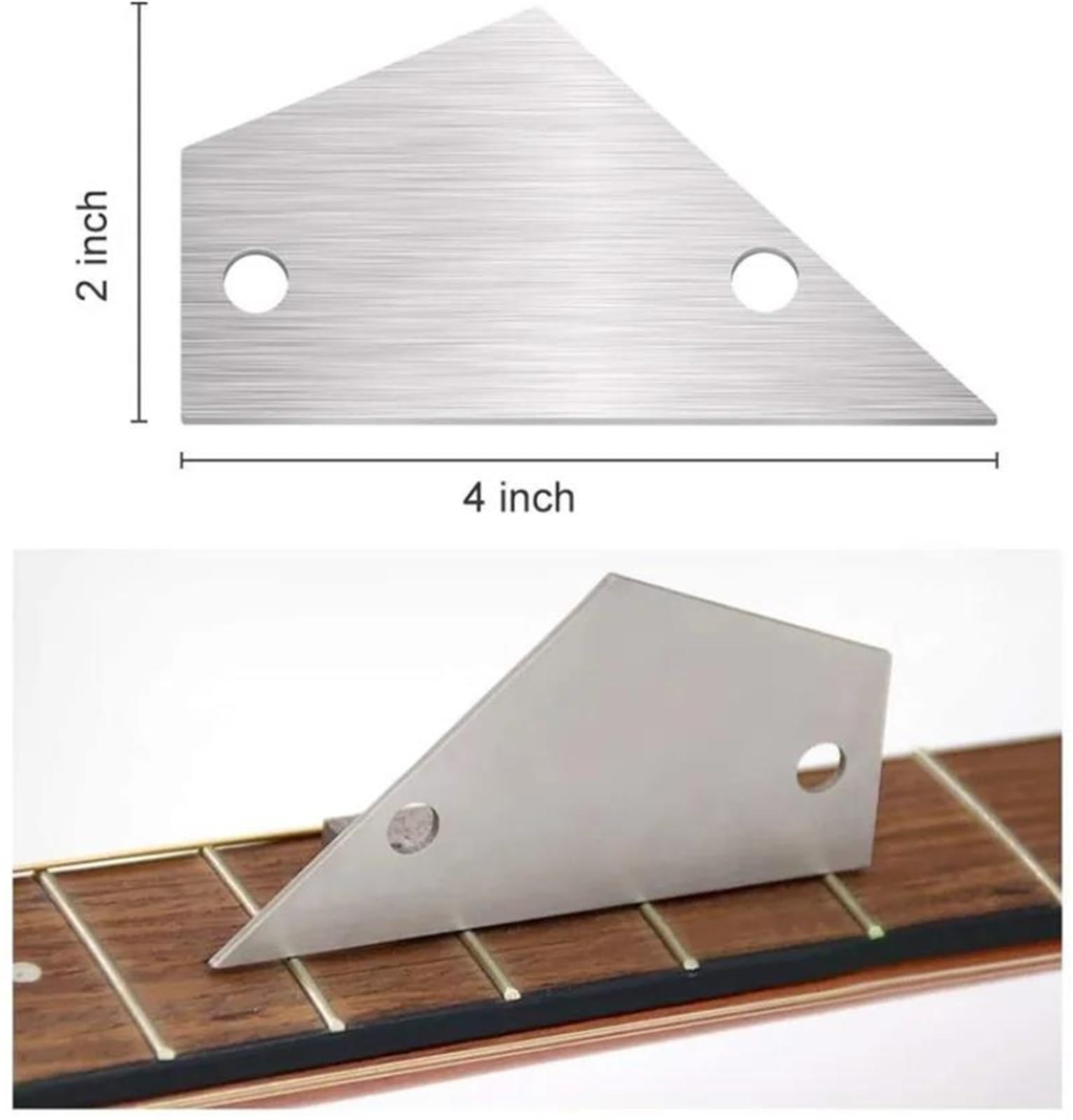 Narzędzia do gitar Zestaw Narzędzi Lutniczych Do Gitary Miernik Promienia Linijka Akcji 32 Ostrza Pocisk Dla I Basu(3Pcs)