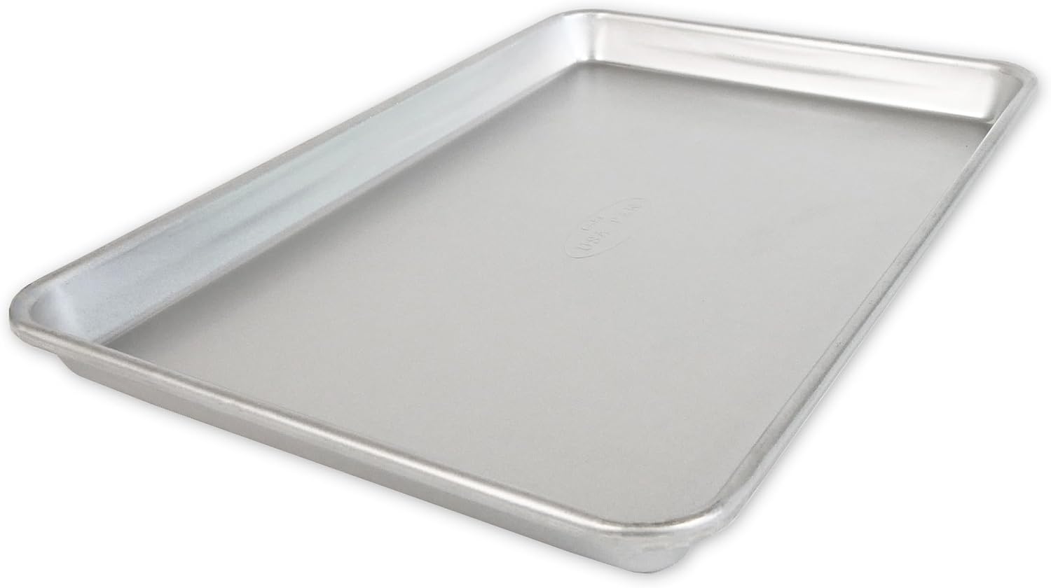 USA Pan Bakeware Traditional Aluminized Steel Uncoated Jelly Roll Baking Sheet Pan, Made without nonstick coating