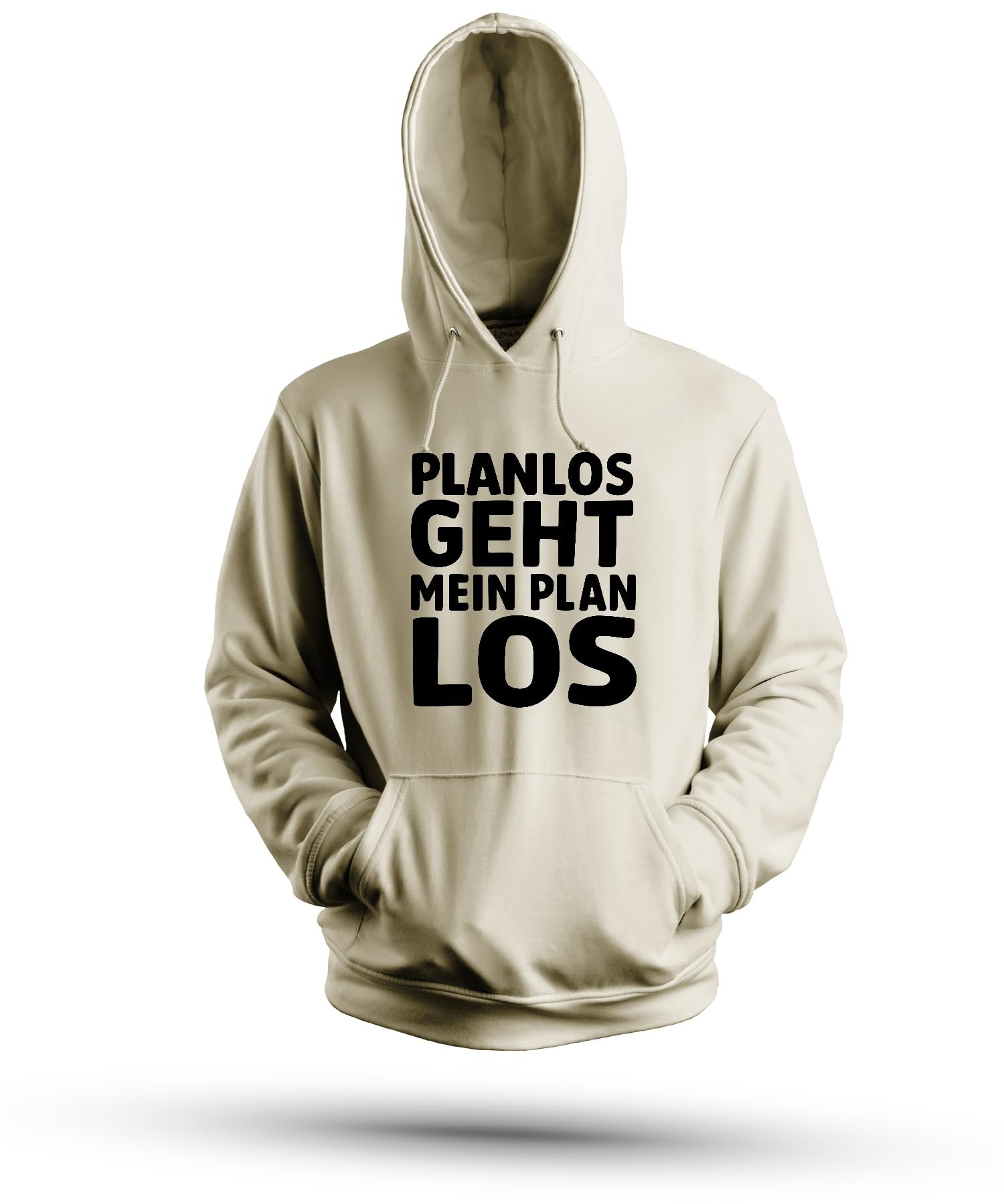 Planlos geht Mein Plan los Lustiger Spruch Geschenk Büro Humor Unisex Hoodie Hoodie