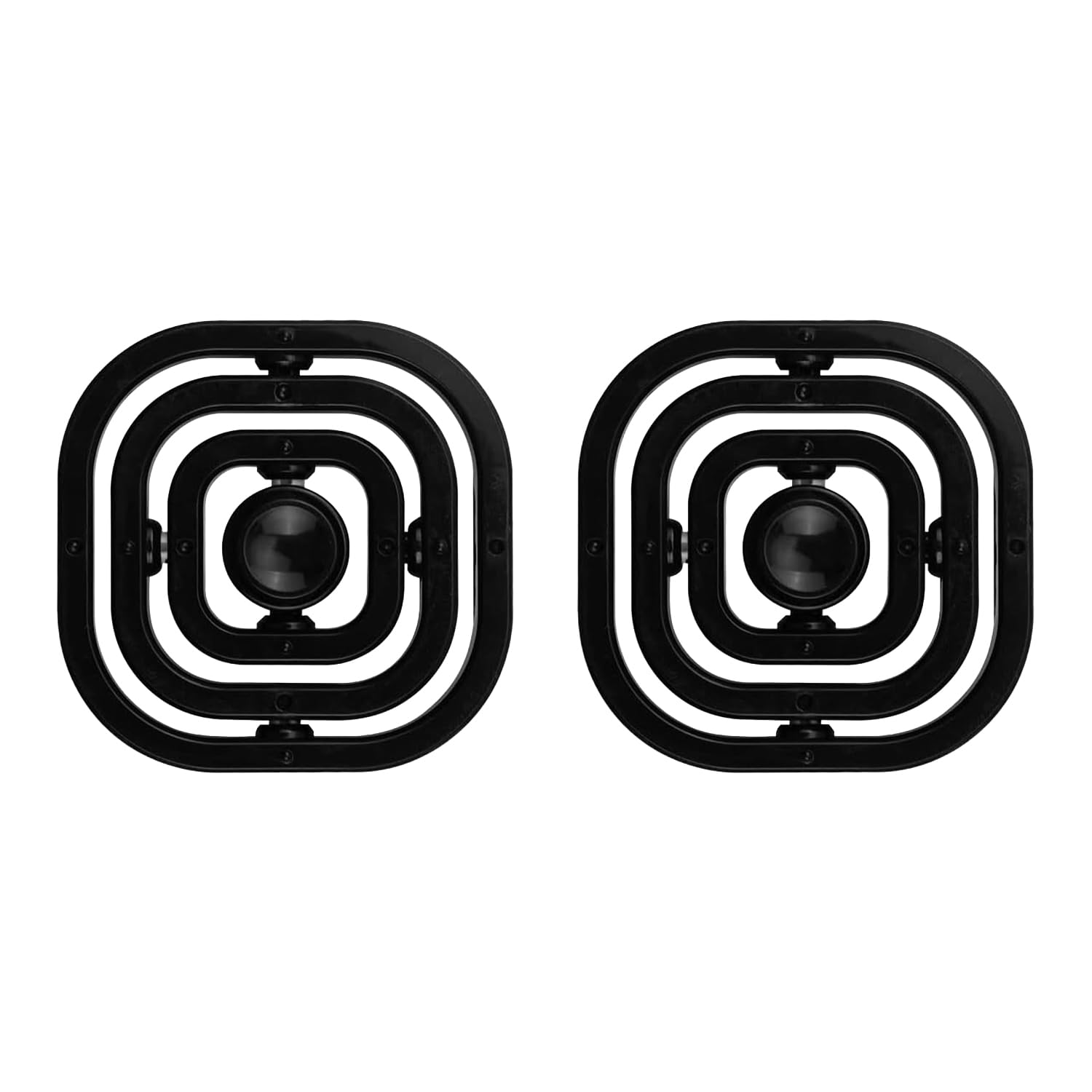 Hopzab 2 Pcs 3D Infinite Flip Fidget Spinner Fidget Toys Sensory Toys for ADHD Autism,Stress Anxiety Relief Killing Time,Kids Adults Elders