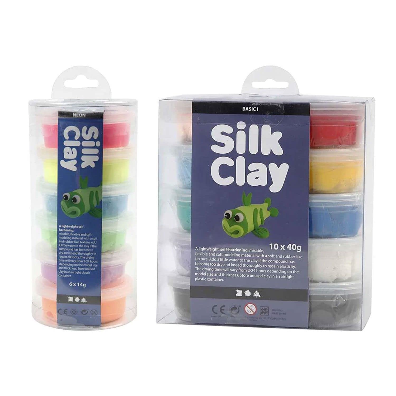 Creotime Modeling Clay 16 Colours - Silk Clay