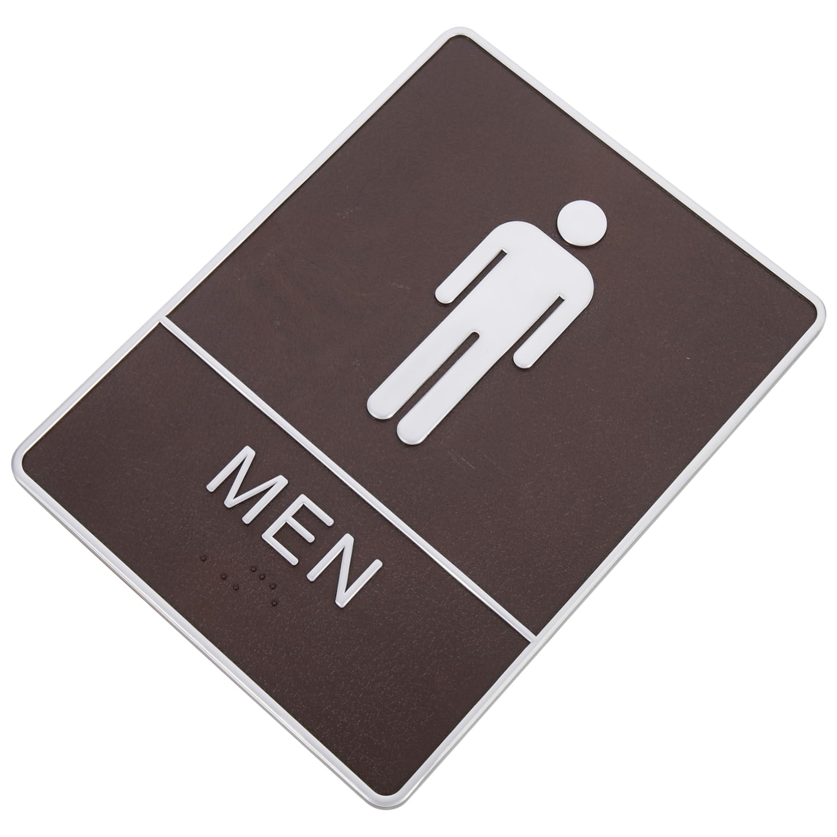 Operitacx Plastic Gender Toilet Sign Self-adhesive Restroom Sign for Men Women Wall Decor Easy Mounting Smooth Edges for Use