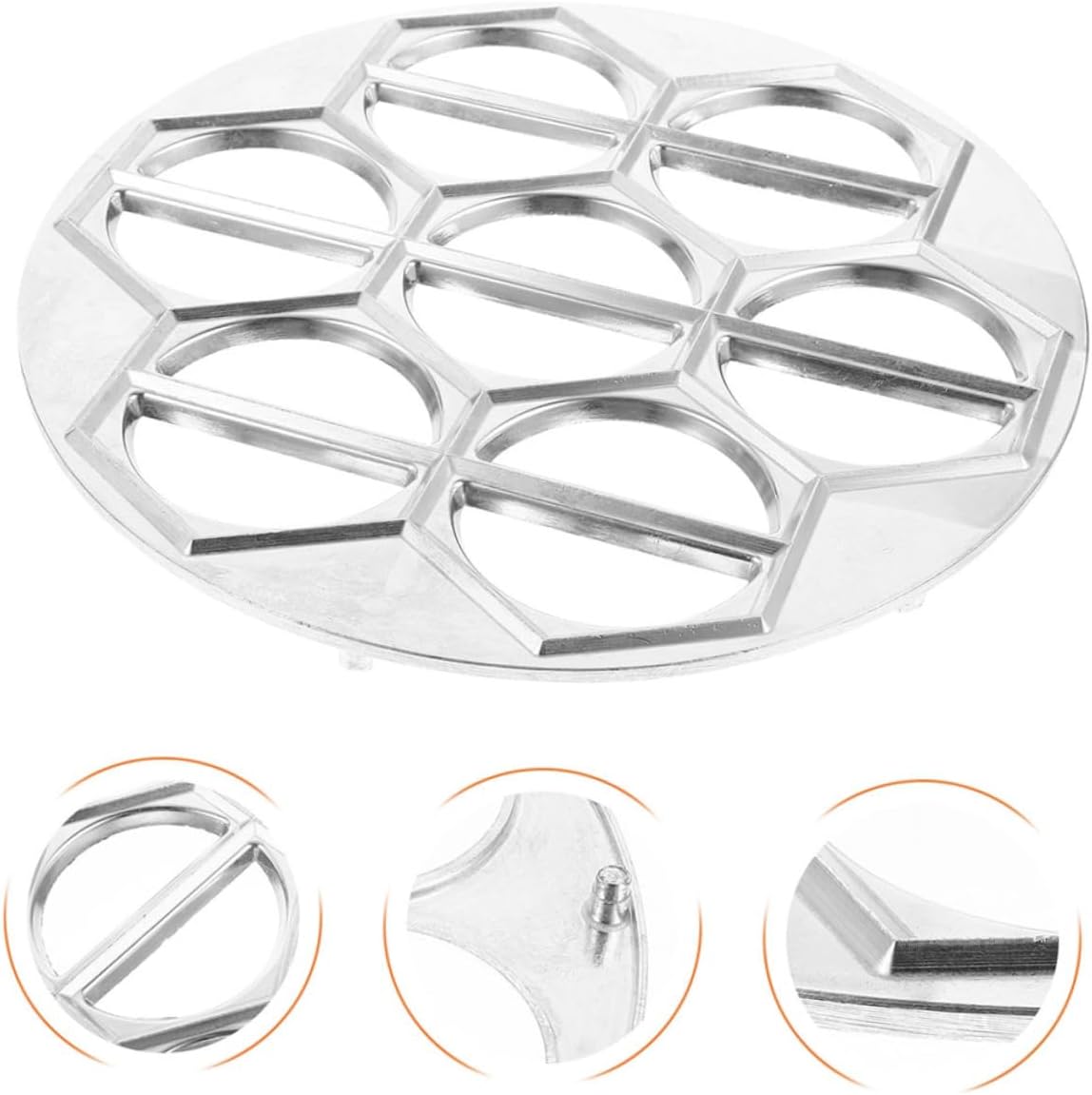 PRETYZOOM 3pcs Dumpling Mold Russian Vareniki Ravioli Maker Easy Dumpling Squishy Press for Handmade