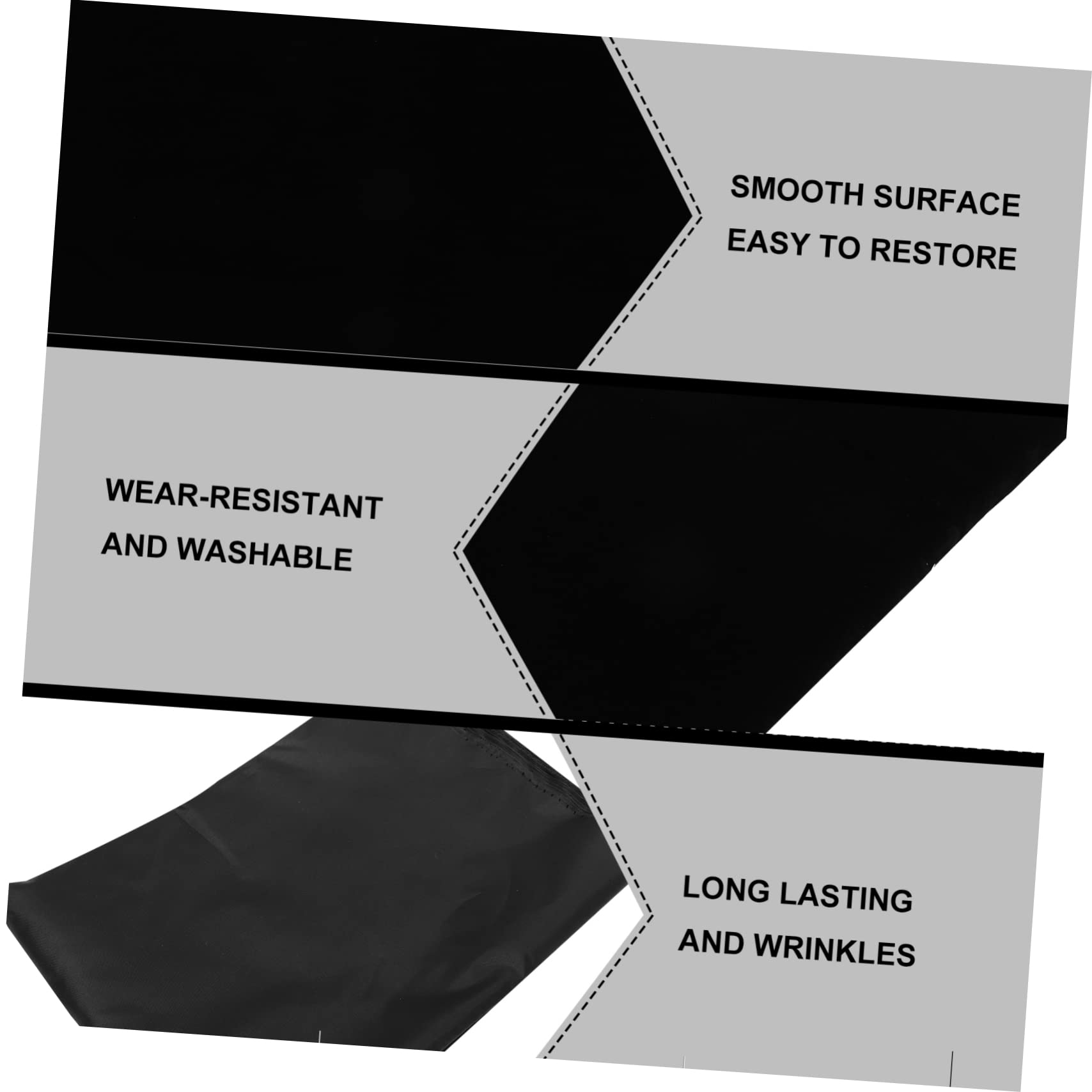 SHINEOFI Sfondo Fotografico Nero Floccato 200x150cm, Assorbe Luce, Lavabile e Facile da Ripristinare per Foto e Video Professionali
