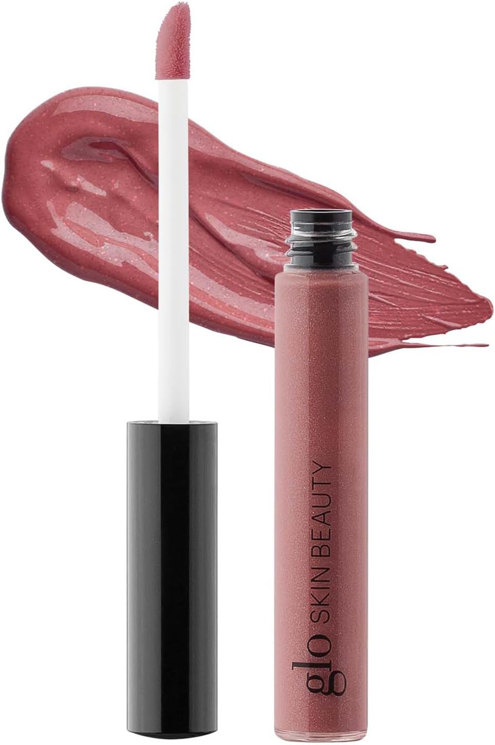 Glo Skin Beauty Lip Gloss | Color and Shine with Lip Nourishing Ingredients, without Stickiness, (Plum Glaze)