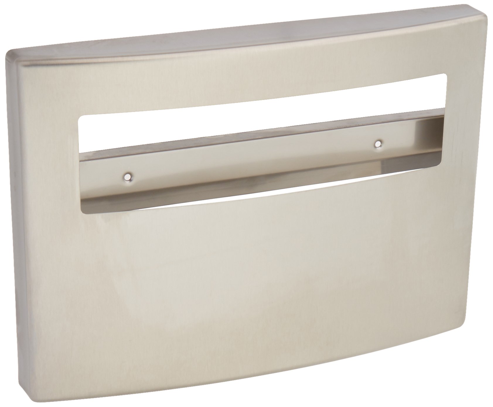 Bobrick4221 Toilet Seat Cover Dispenser, 15 3/4 x 2 1/4 x 11 1/4, Satin Stainless Steel