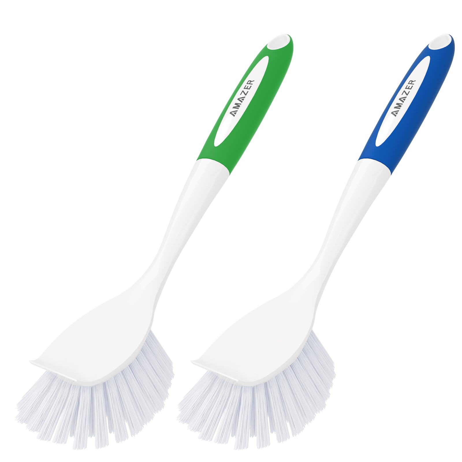 Photo 1 of Amazer Dish Brush with Handle, 2 Pack1090713875

