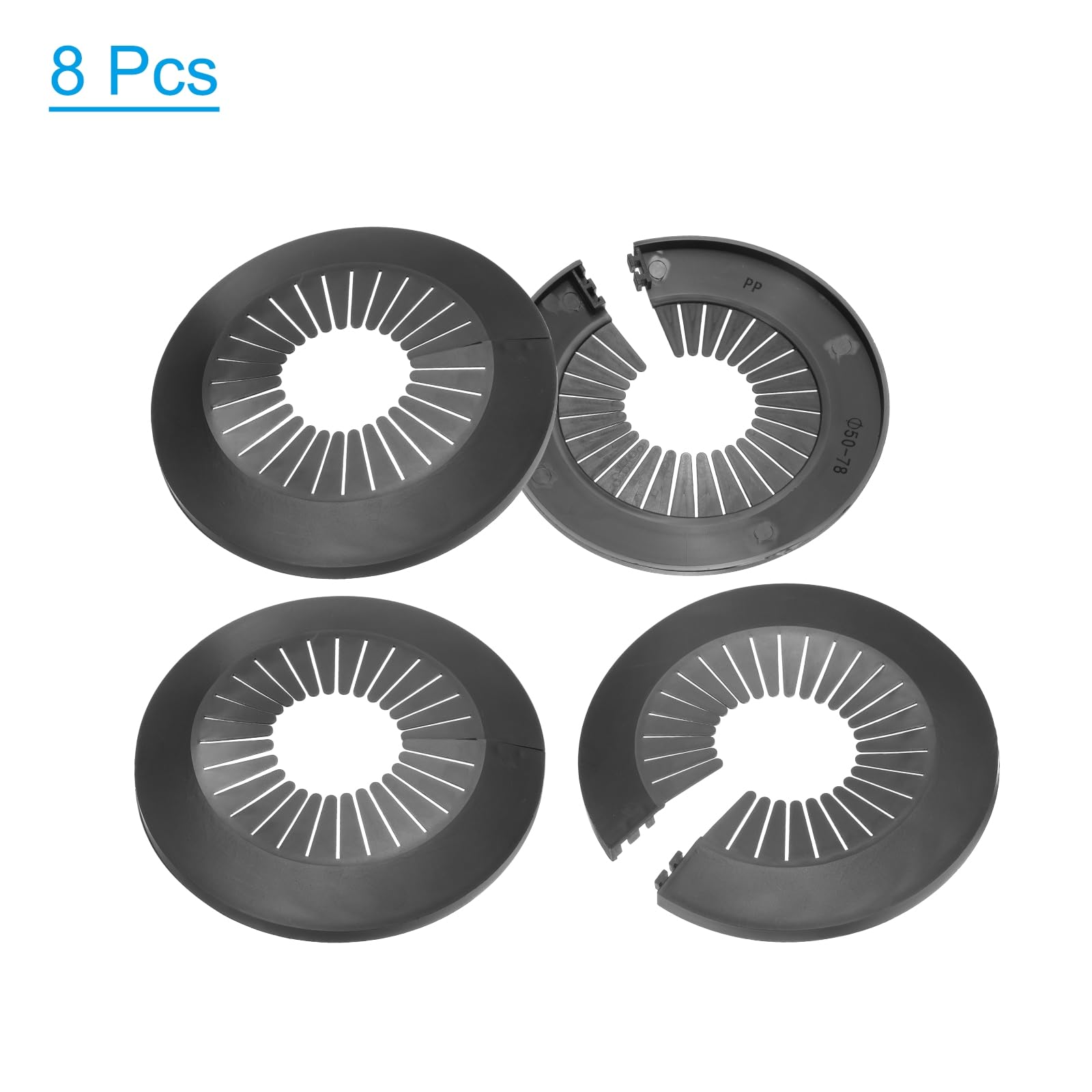 PATIKIL Water Pipe Cover Decoration Fit 1.97"-3.07"(50-78mm) - Image 3