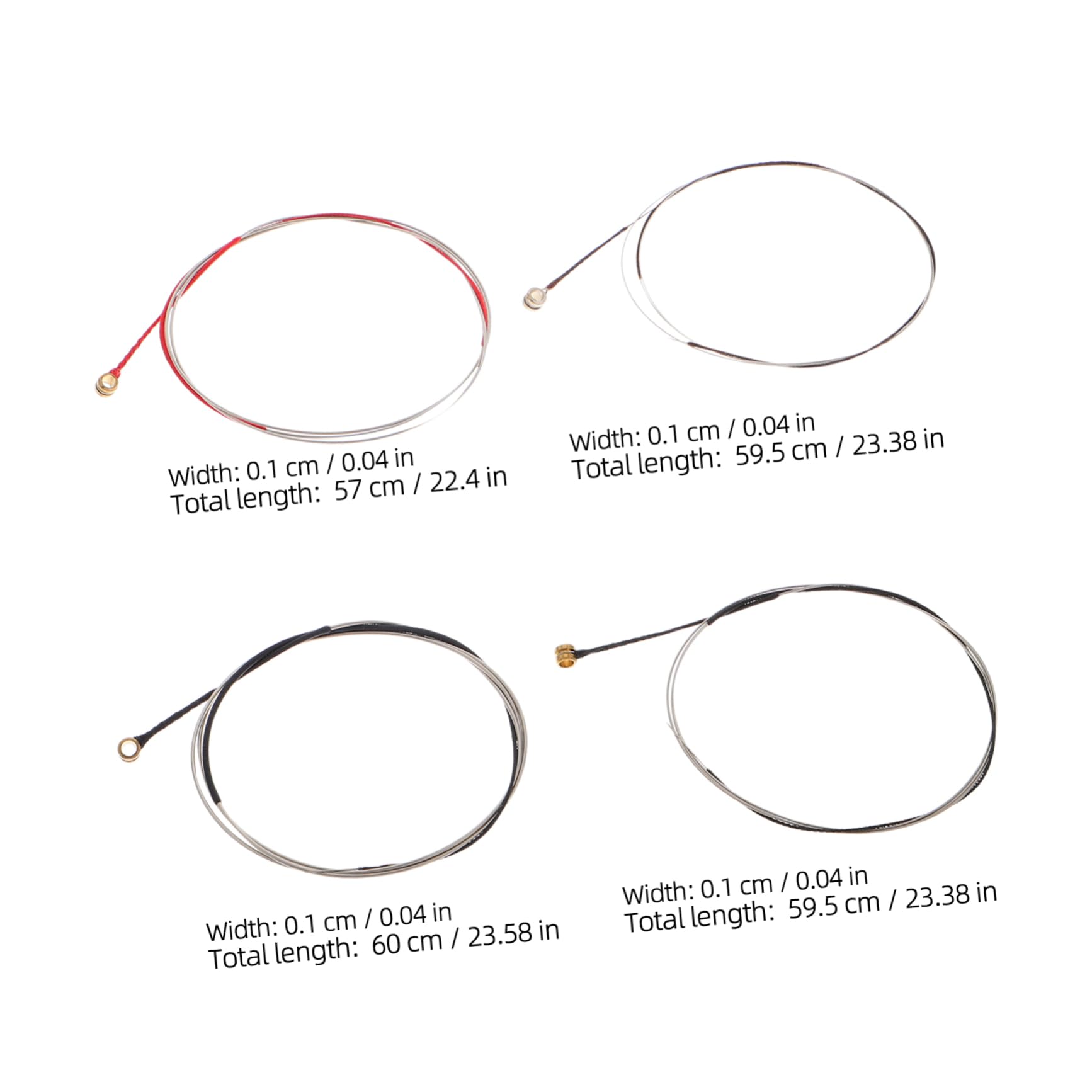 HEMOTON 1/4 Size Violin Strings Diy Kit Universal String Set for Musical Instrument Repair Accessories