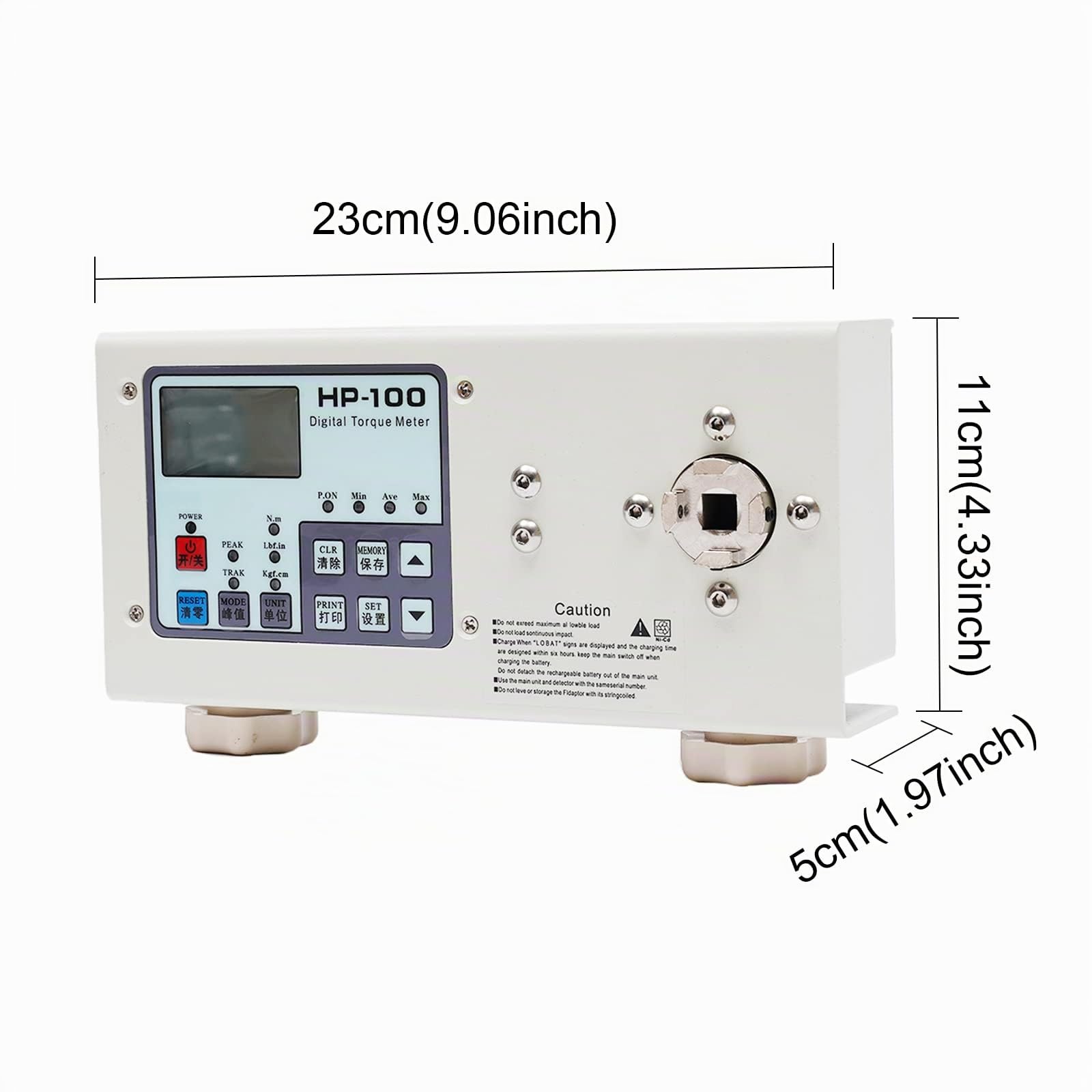 Digitales DrehmomentmessgeräT SchraubenschlüSsel Messen Tester Schraubendreher HP-100 Digital Luftschraubendreher DrehmomentprüFgeräT Digitalanzeige Torsiometer für Elektrotechnik Verpackung usw