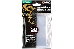 BCW Board Game Sleeves - 500 Ct. (58mm X 89mm)