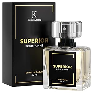 JK Jordan & König Superior Pheromone Parfum Herren, Extrait de Parfum für Männer mit 30% Duftölanteil, Langanhaltend, Würzig, Warm, Sinnlich, Frisch, Ganzjahresduft für Alltag, Büro, Party und Date