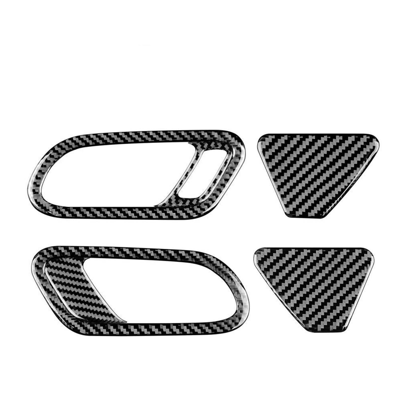 HGMGFYCX for VW for Scirocco 2009 2010 2011 2012 2013 2014 2015 2016 RHD LHD Car Door Handle Panel Sticker (for Left Hand Drive)