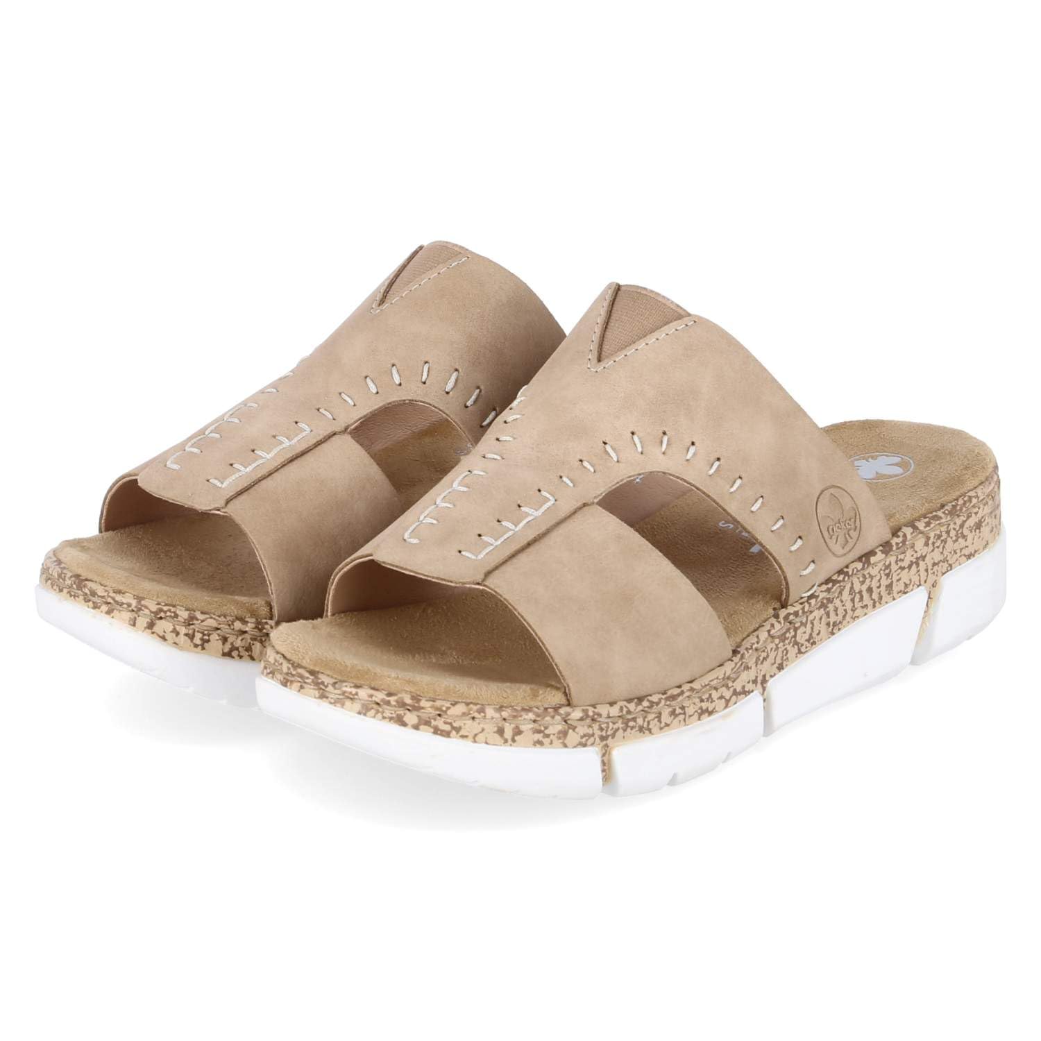 Rieker Women's V2375 Mules, Beige, 42 EU