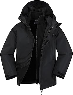 Fell Kids 3 in 1 Jacket - Water-Resistant Triclimate Raincoat, Detachabl...