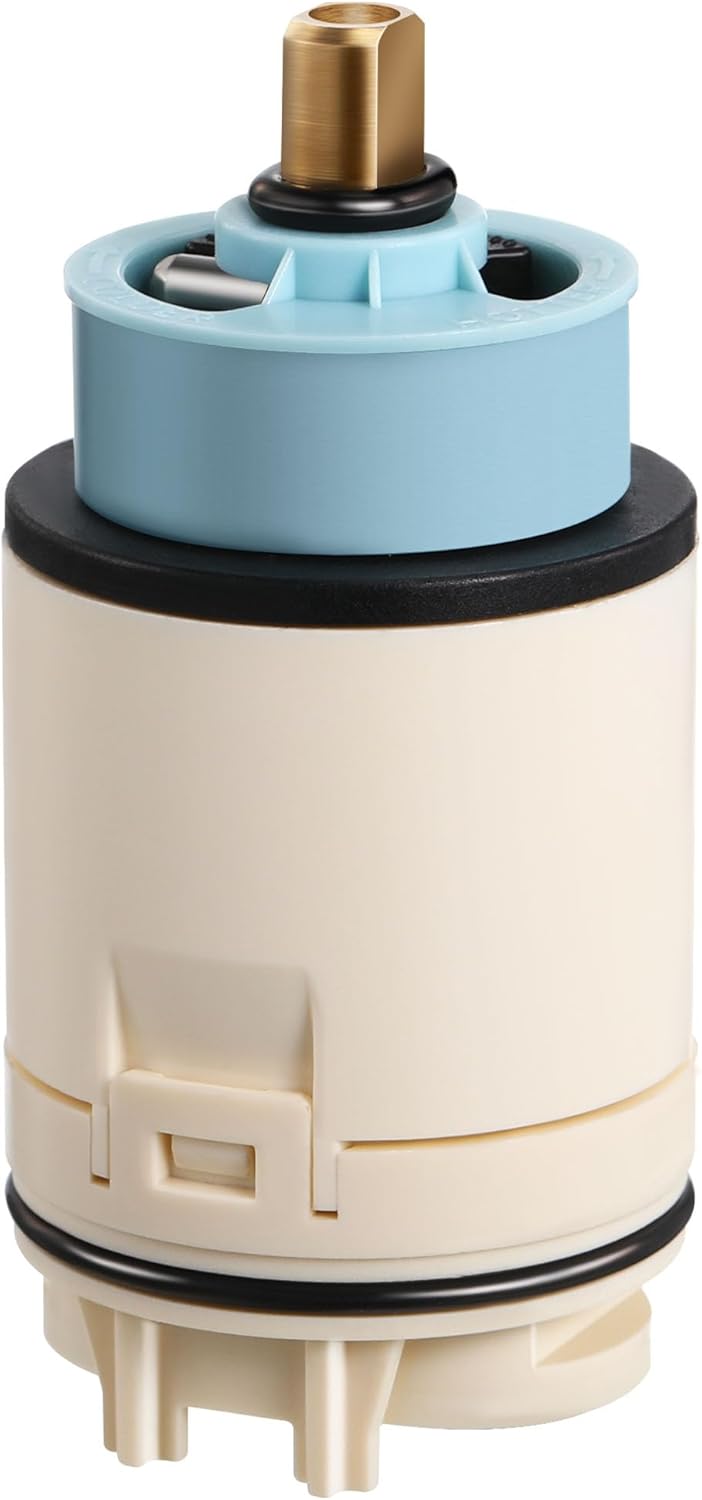 Dreyoo Single Function Pressure Balance Cartridge Replacement for RP70538, Shower Cartridge Compatible with Peerless and Delta Single Handle Tub/Showers Faucet (Check Valve Not Included) (1 Pack)