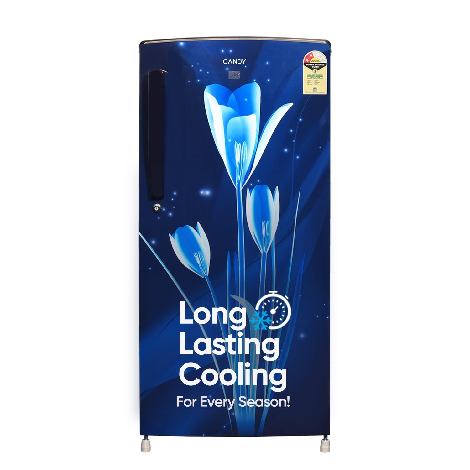 CANDY 185 L 2 Star Direct Cool Single Door Refrigerator with Flower Pattern,Stabilizer Free Operation & Glossy Finish (Marine Lily, CSD1962ML) CANDY 185 L 2 Star Direct Cool Single Door Refrigerator with Flower Pattern,Stabilizer Free Operation & Glossy Finish (Marine Lily, CSD1962ML)