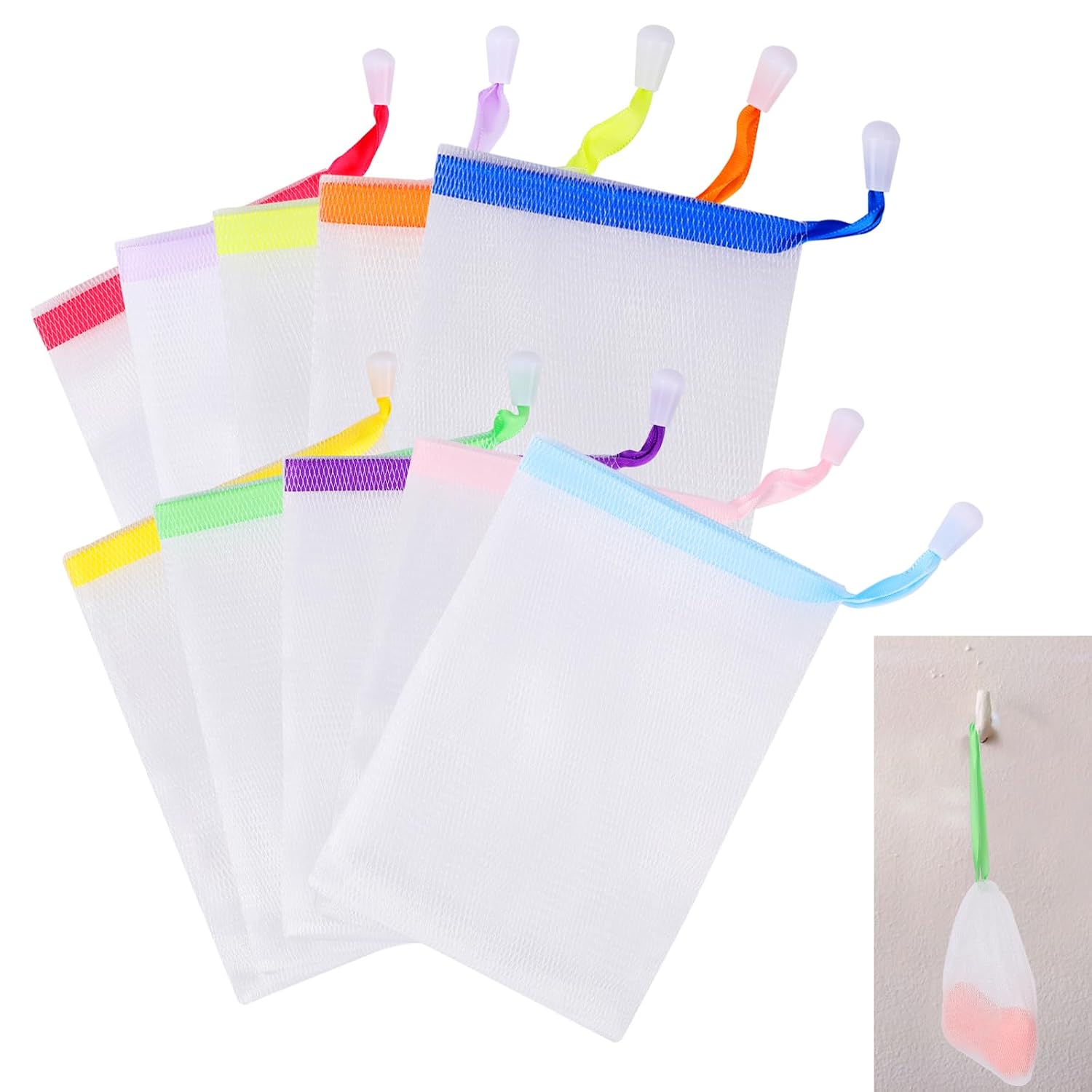 Handmade Soap Bags - Exfoliating Bubble Mesh Pouches