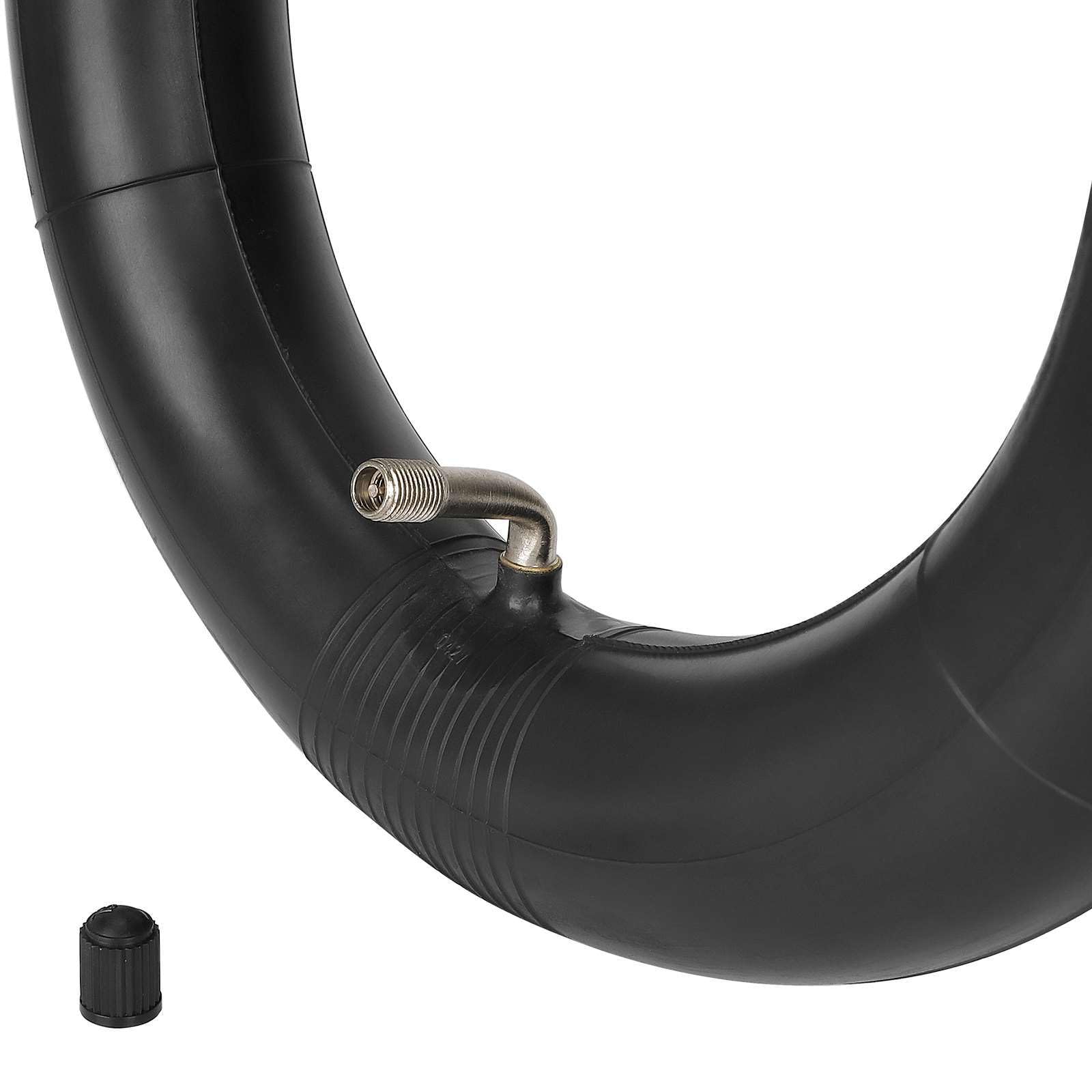 60/70-6,5 Elektroroller Schlauch für Xiaomi 5/5 Pro/5 Max, 10 Zoll Doppelte Stärke Schlauch mit 90° Ventil für Ninebot Max G30 Serie E-Scooter Innenreifenersatz Abriebfest (2 Stück)