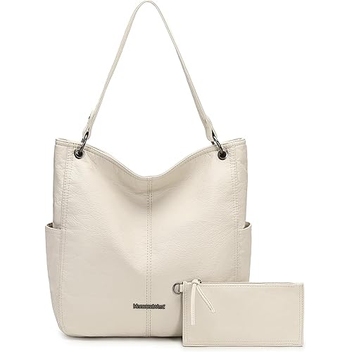 Montana West Hobo Purses for Women Soft Top Handle Shoulder Bag with Wallet Set