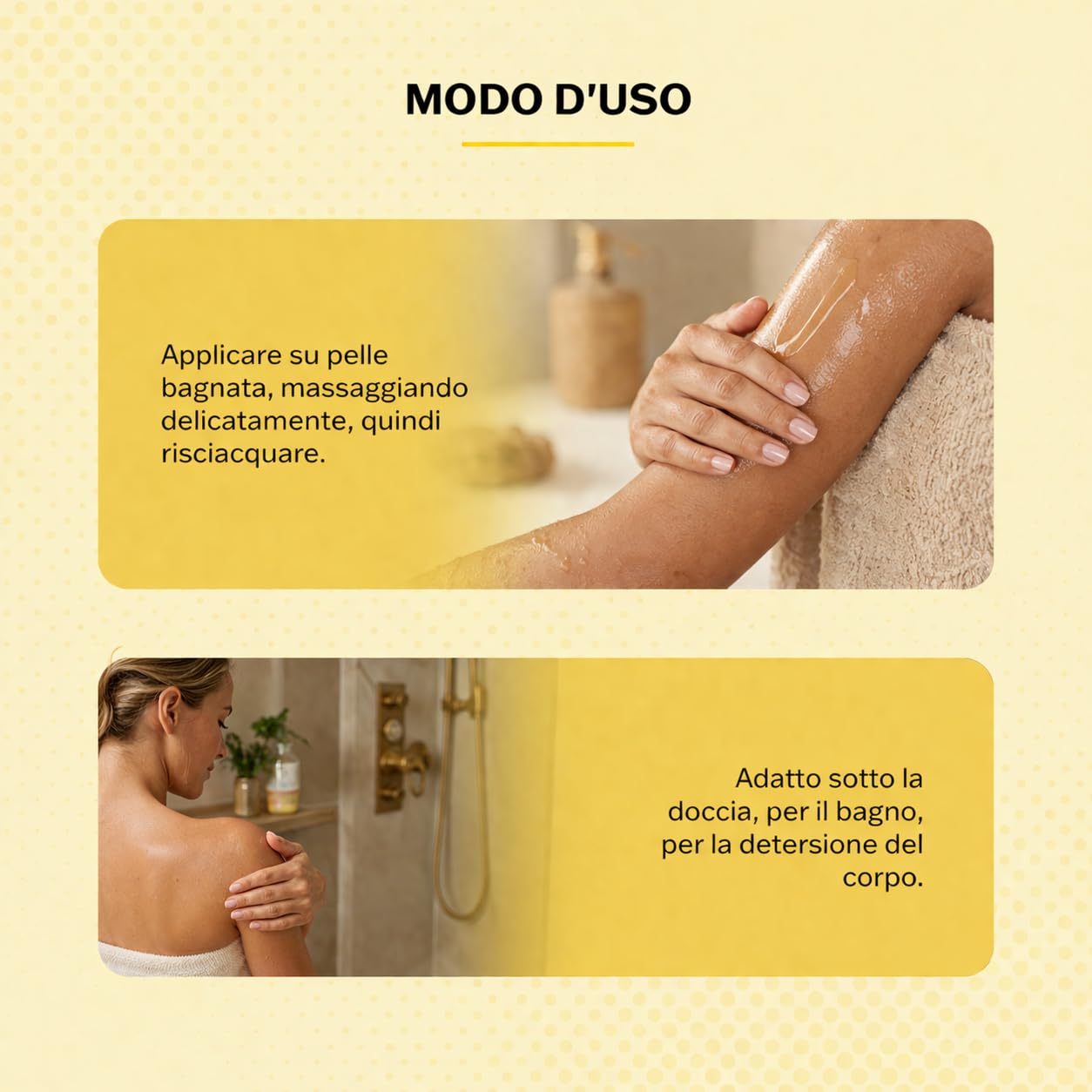 VITAMINDERMINA Olio Detergente Restitutivo 250 ml – Detersione Corpo – Per Pelli Secche, Molto Secche, Sensibili, a tendenza atopica– Lenitivo e Antiprurito – Per Neonati, Bambini e Adulti