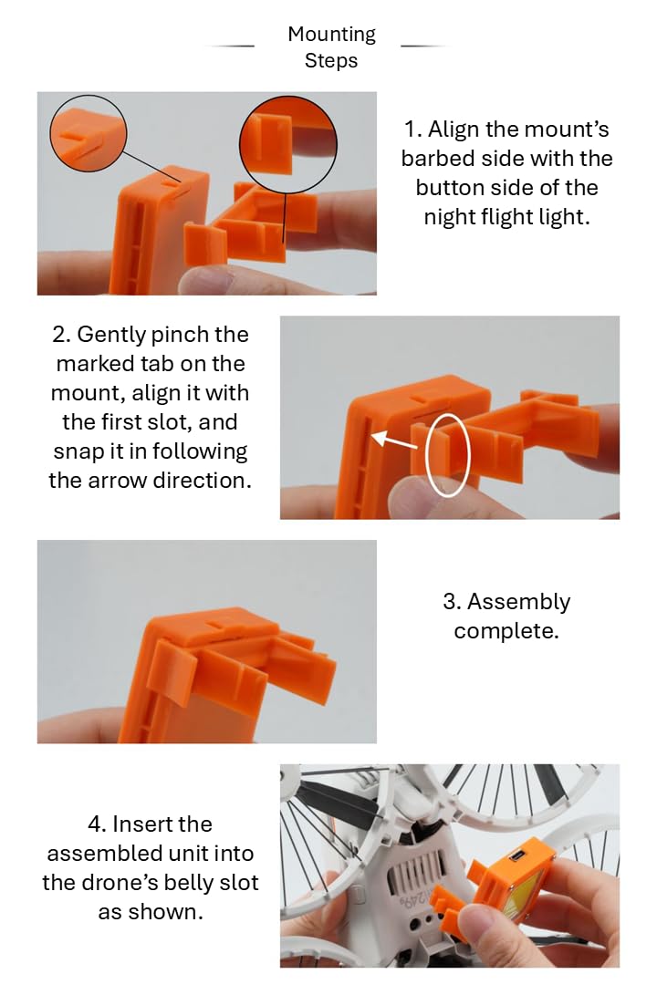 ILEI Flip Multifunktions-Nachtfluglicht für DJI Flip