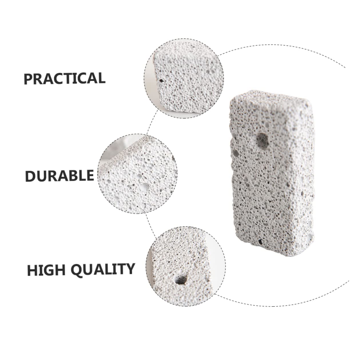 INOOMP 120pièces Molar Stones pour Hamsters De Pierres à Mâcher Volcaniques pour Petits Animaux Sécurisées Et Saines pour Dents Idéales pour Chinchillas Lapins Et Cobayes