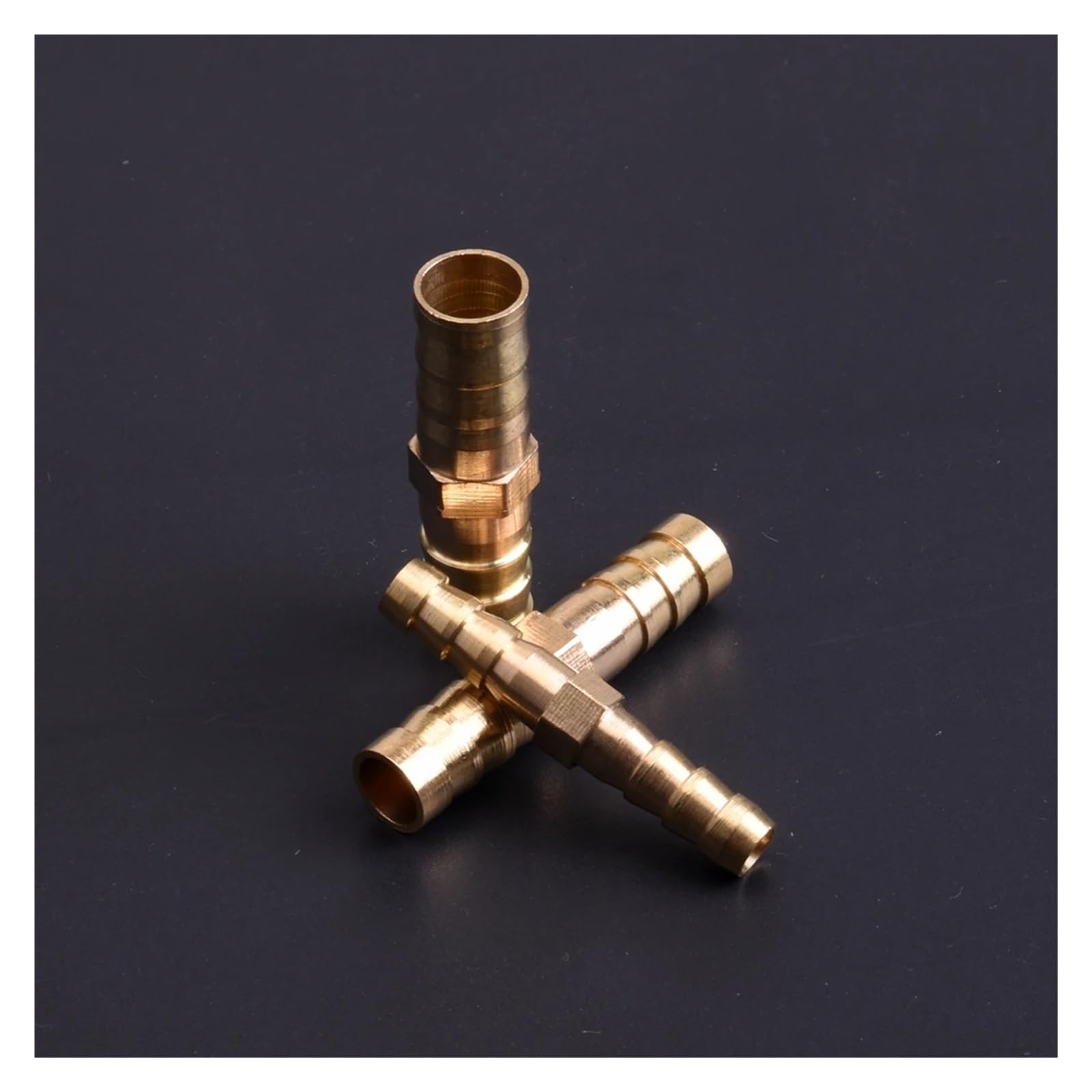 ISCBAFYX Mosiężna złączka do węża z równym kolcem gazowo-miedziany łącznik kolczasty adapter złącza (20 szt., 14-8mm)