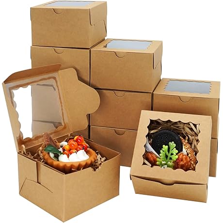 Exquisite 20pcs Cookie Boxes for Your Baking Delights