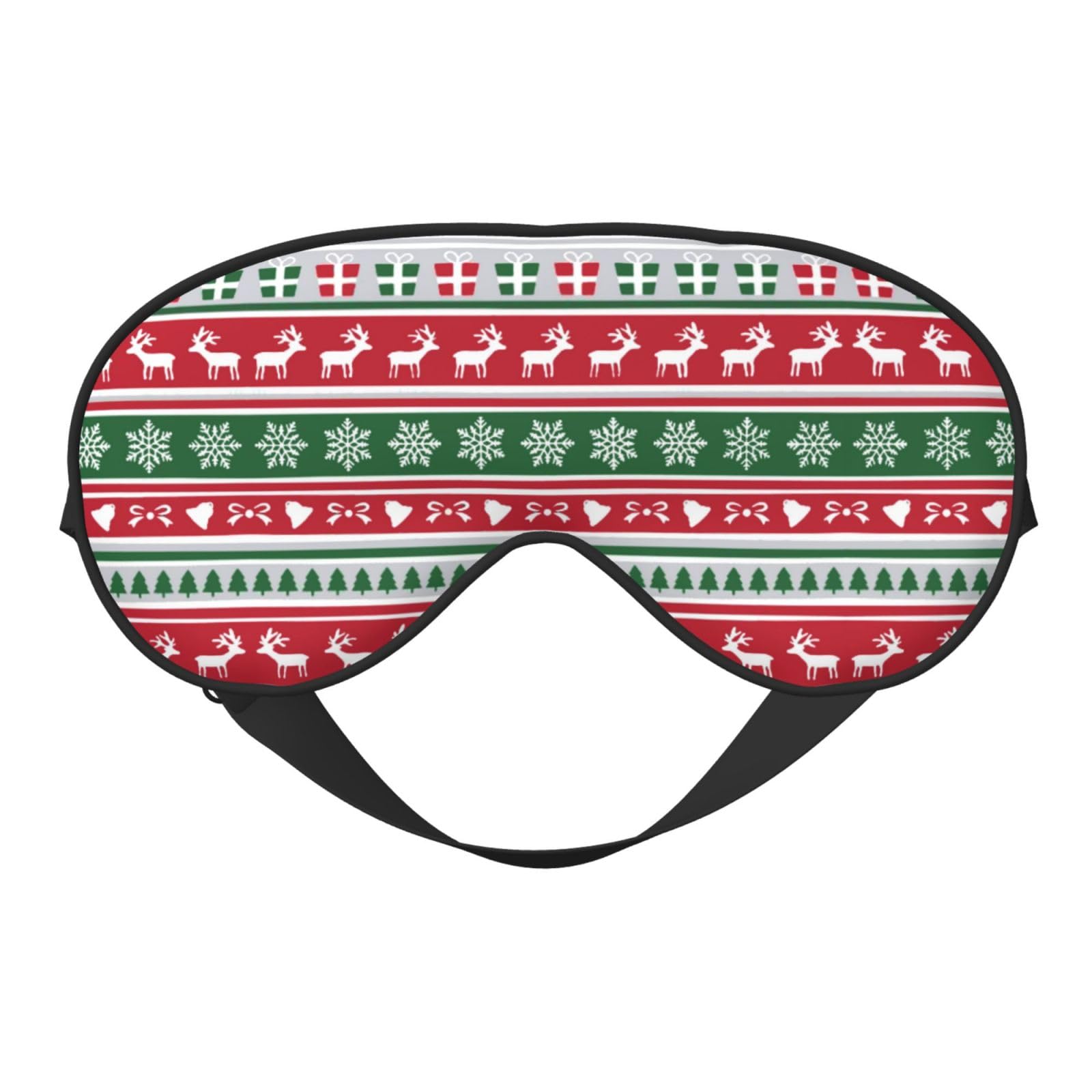 Sleep Mask Background Christmas Breathable Blackout Eye Mask for Women Men Shade Cover Sleeping Eye Cover