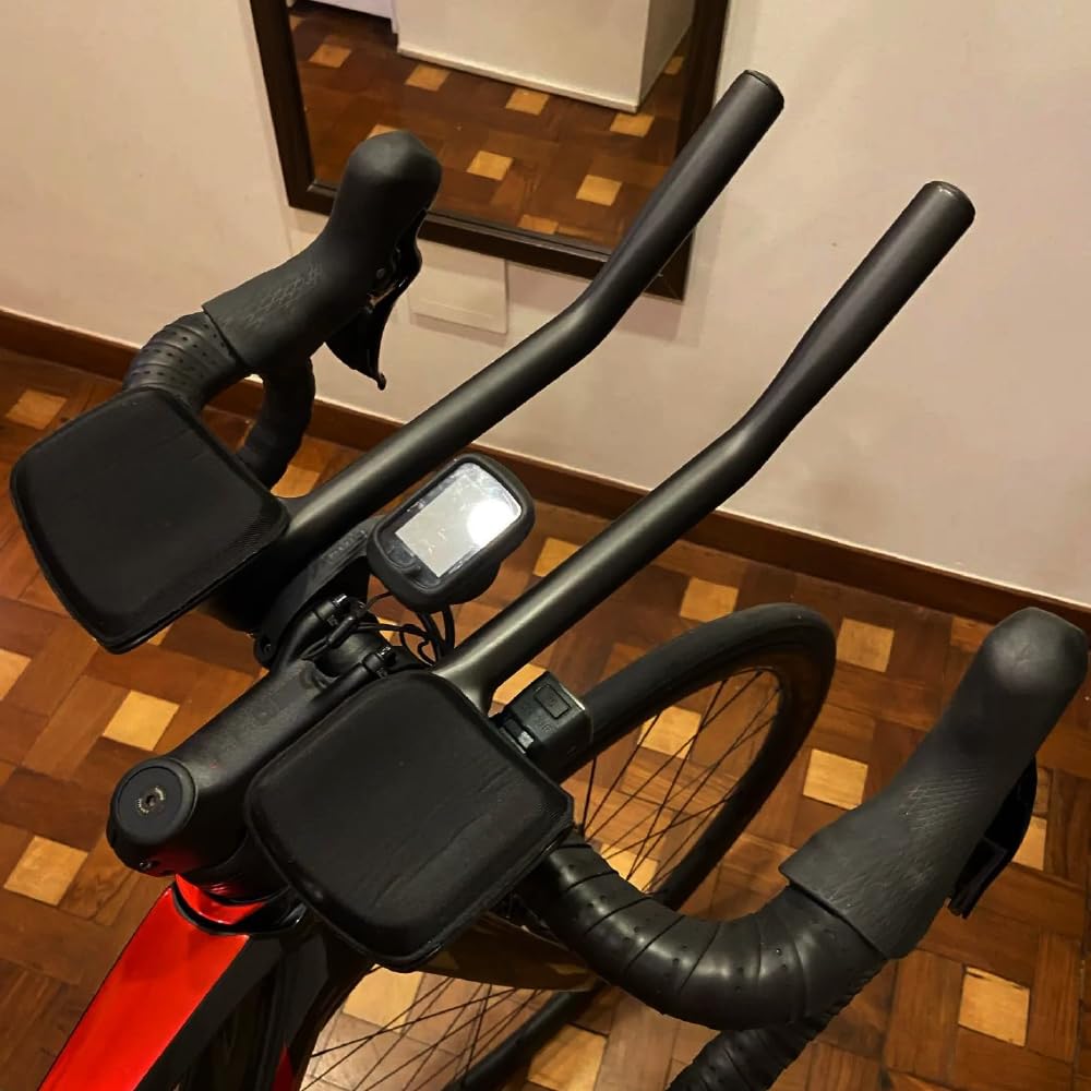RXL SL Manillar de Carbono para Triatlón y Ciclismo - Aero 31.8mm, TT, Carretera, 30° UD Mate, 360mm | Manillar de triatlón de carbono, plano, diseño de extensión de flexión, UD mate, 360 mm