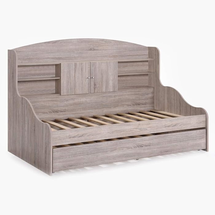 Buy Home Box Cooper Costagat Single Cabin Bed with PullOut Trundle