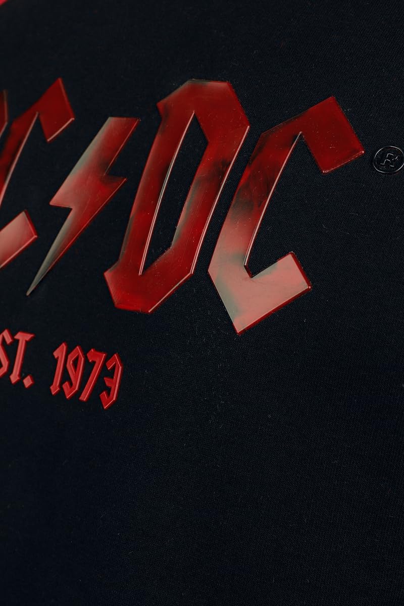 AC/DC Logo Männer Kapuzenpullover schwarz/rot Band-Merch, Bands