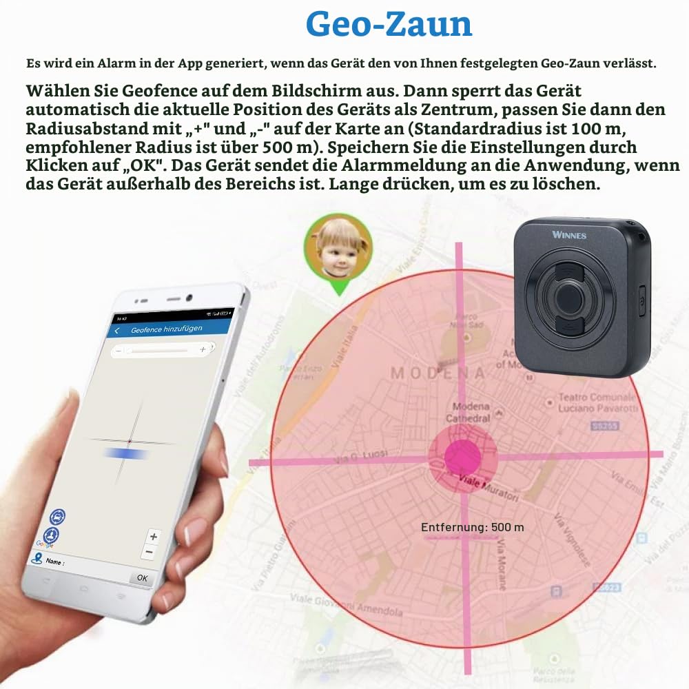 4G Mini GPS Tracker mit SIM Karte GPS-Tracker mit SOS Alarm & Abnehmbar 3-IN-1 Rückseitencover Auto Echtzeit Tracking Gerät für Kid,Fahrrad,Fahrzeuge,Motorrad,Tasche