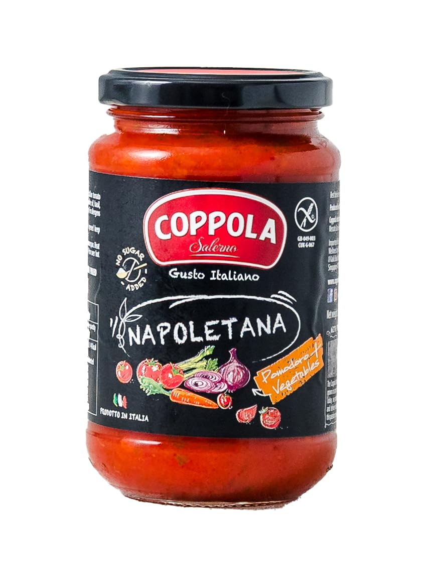 Sauce Napoletana Coppola - sans sucre ajouté 350g (Pack de 6)