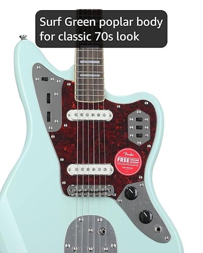 Amazon.com: Squier Classic Vibe 70s Jaguar Electric Guitar, with 2