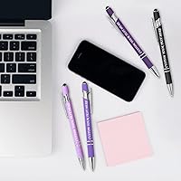 Vista 7 de 10 bolígrafos personalizados a granel, bolígrafo personalizado, bolígrafo grabado con nombre, logotipo, lápiz capacitivo para pantallas táctiles, a